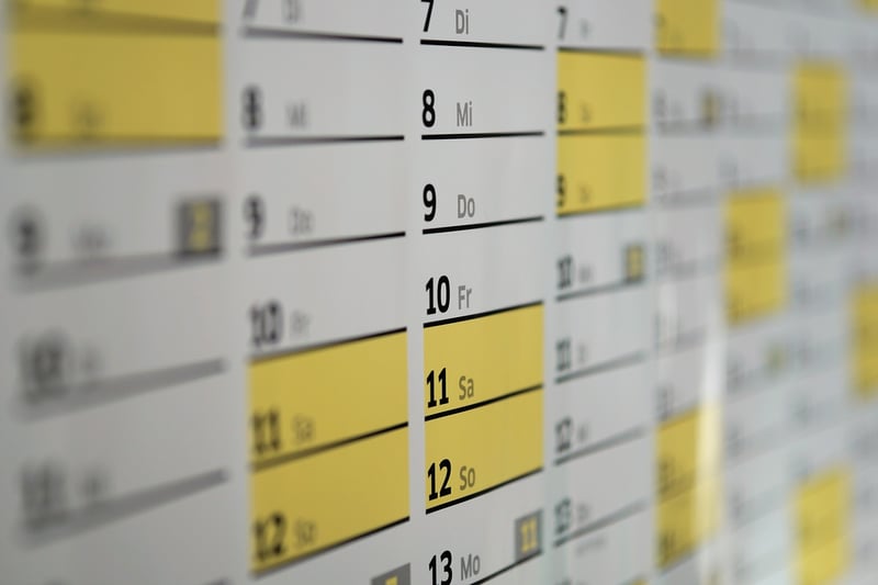 Fertilizing Schedule